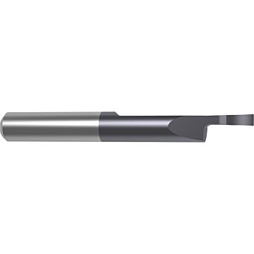 Cutting insert for axial grooving studs