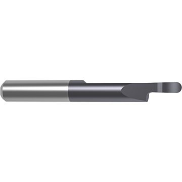 Cutting insert for axial grooving studs