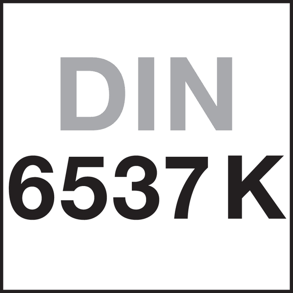 Standard: DIN 6537K